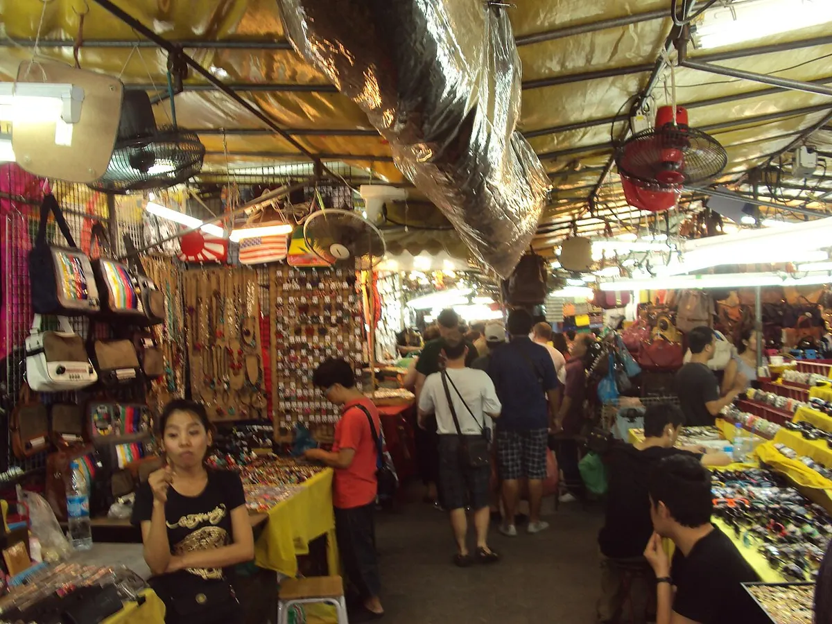 Stalls at the Patpong night bazaar