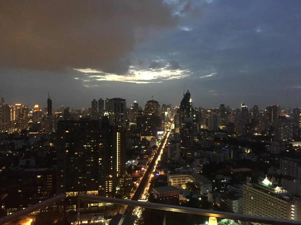View across Sukhumvit from Octave Rooftop Bar